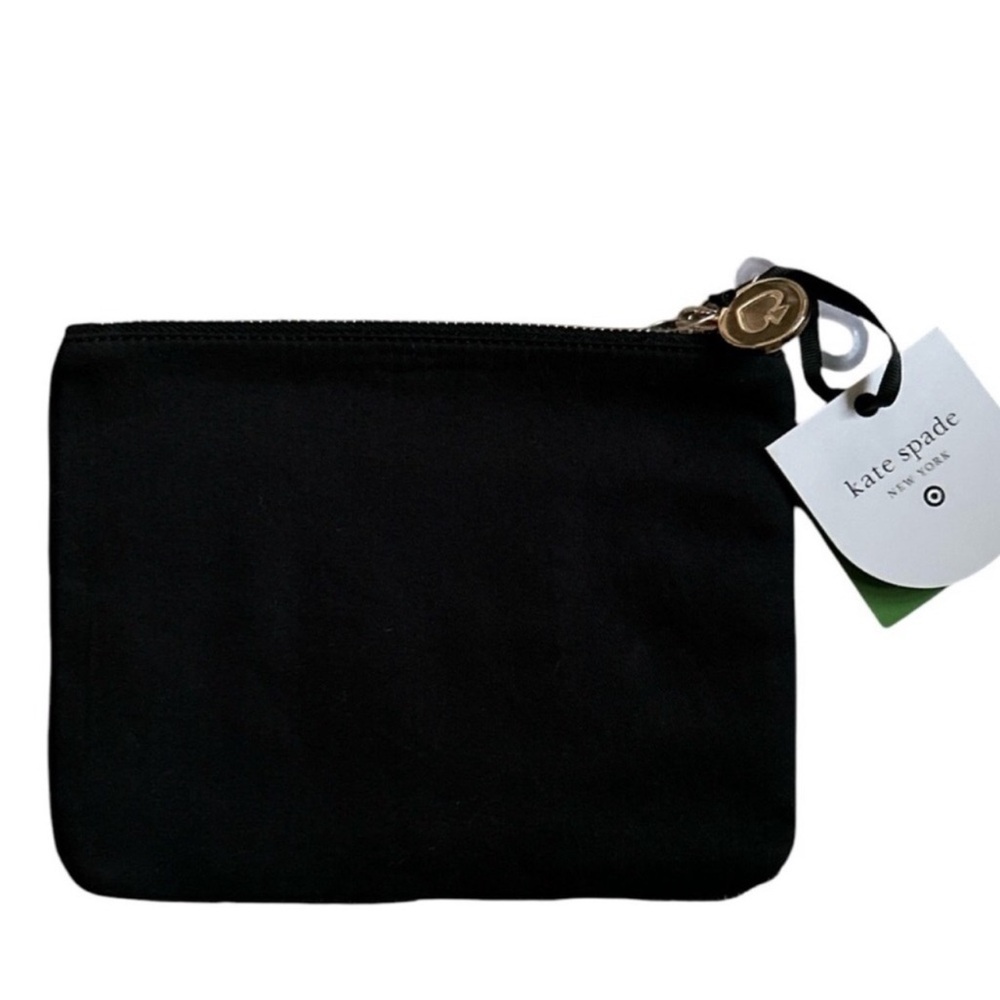 KATE SPADE x Target NWT Black Beaded “Champagne and French Fries” Clutch - Picture 4 of 5